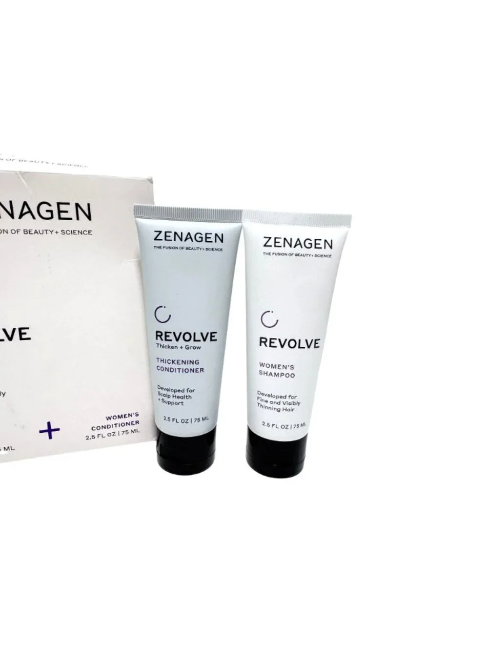 Zenagen Revolve Women’s Thickening Shampoo & Conditioner Duo 2.5 oz